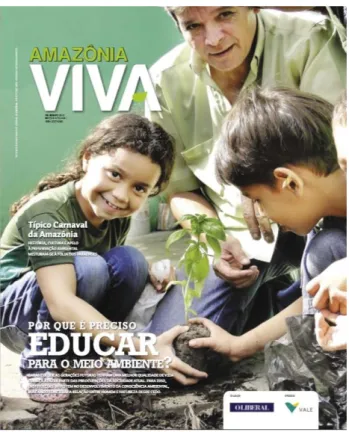Figura 6 - Capa da Revista Amazônia Viva, n. 6, fev. 2012 