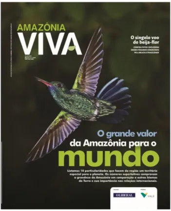 Figura 8 - Capa da Revista Amazônia Viva, n. 11, jul. 2012 