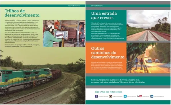 Figura 2 - Informe publicitário no interior da revista Amazônia Viva, n. 43, mar. 2015 