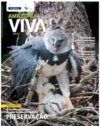 Figura 3 - Capa da Revista Amazônia Viva, n. 1, set. 2011 