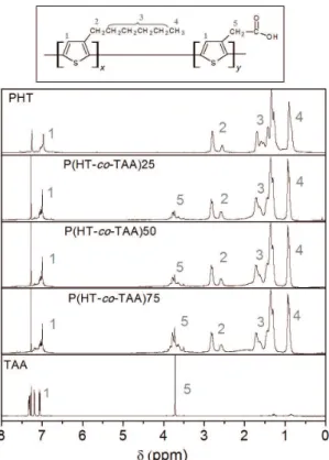 Figure 1. Molecular weight distributions for the copolymers.