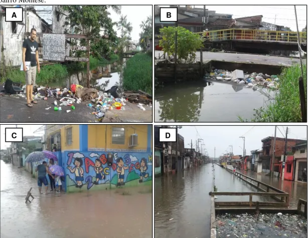 Figura 9- Descarte inadequado de resíduos e sua correlação com os casos de inundação e alagamento no  bairro Montese