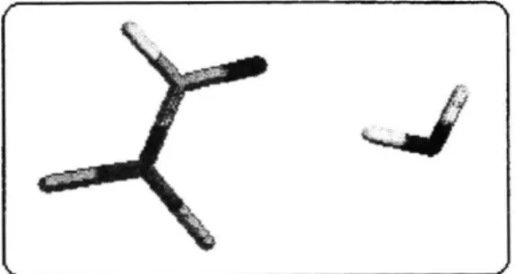 Figure 4 show the dimer between DMF and wa- wa-ter obtained by optimisation at MM2 level [27]