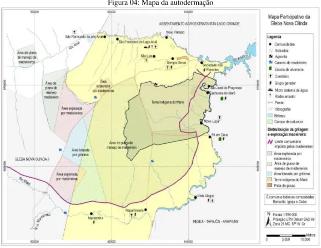 Figura 04: Mapa da autodermação 