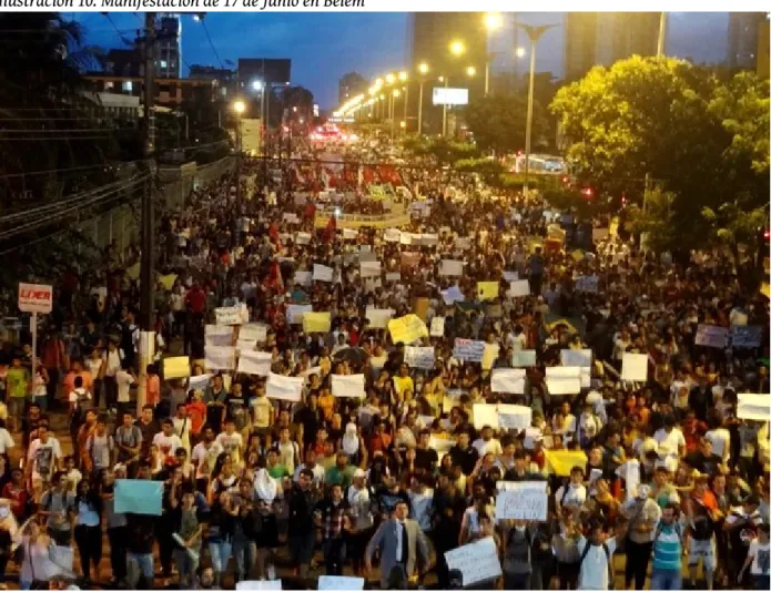 Ilustración 10: Manifestación de 17 de Junio en Belém