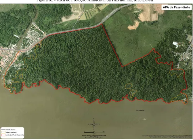 Figura 02 - Área de Proteção Ambiental da Fazendinha, Macapá-AP. 