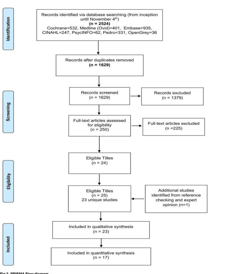 Fig 2. PRISMA Flow diagram.