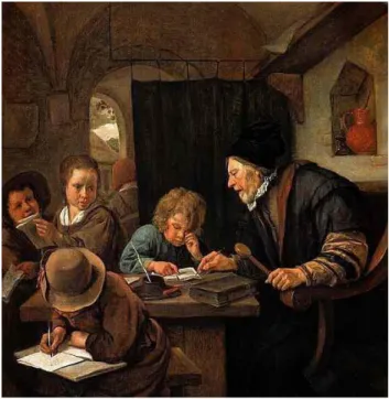 FIGURA 1: O mestre restrito da escola, 1668. Jan Steen (1626-1679) 