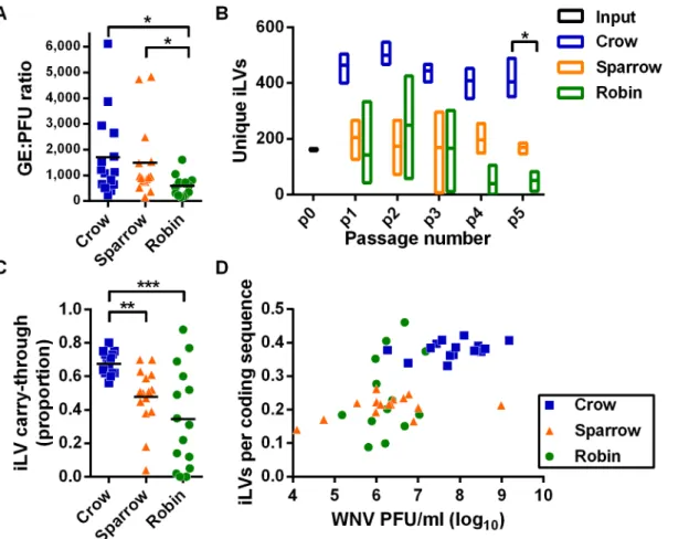 Fig 3. Intrahost virus population density contributes to the accumulation of deleterious mutations