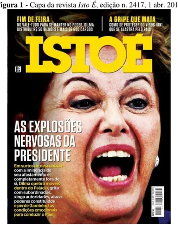 Figura 1 - Capa da revista Isto É, edição n. 2417, 1 abr. 2016 