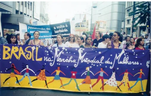 Figura 7 - Marcha Mundial das Mulheres no Brasil 