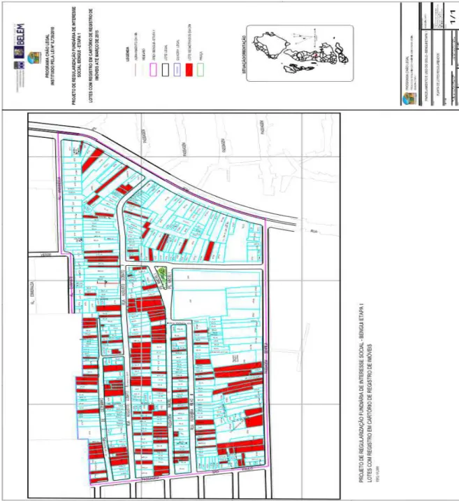 Figura 4: Projeto de Regularização Fundiária de Interesse Social – Bengui Etapa 1: 
