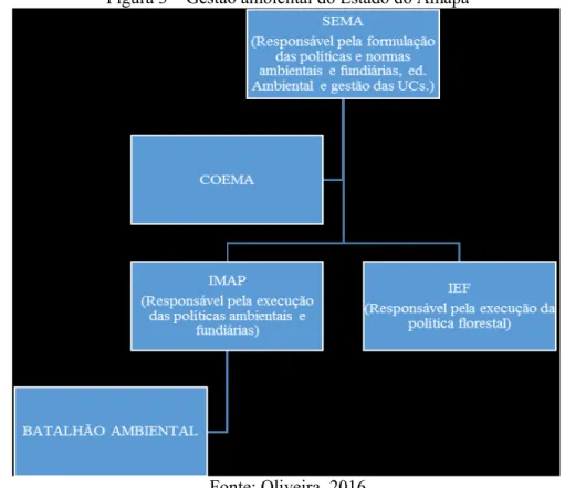 Figura 3 – Gestão ambiental do Estado do Amapá 