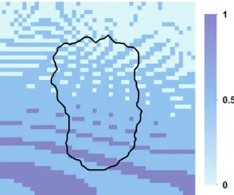 Figure 7. Differences in equilibrium DTWT of Baldry ParFlow.CLM simulations after re- re-initialization with the adjusted pressure head distribution above the water table and ParFlow.CLM after 28 years of baseline spin-up simulations in (m).