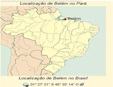 Figura 28: Mapa de localização do Município de Belém 