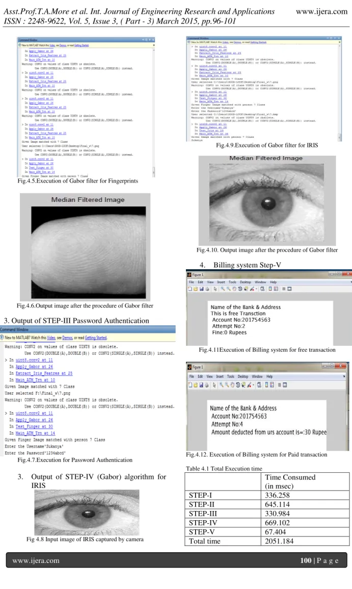 Fig 4.8 Input image of IRIS captured by camera 