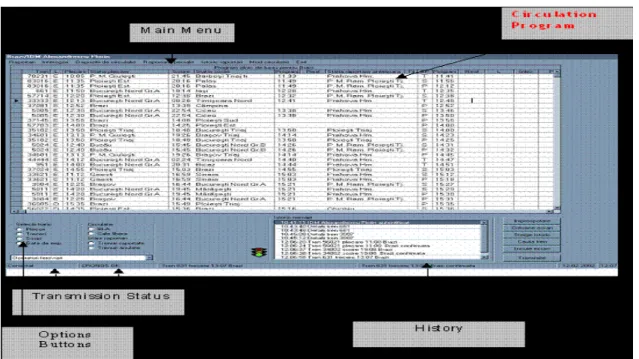 Fig. 3.  Print screen of CRONOS module 