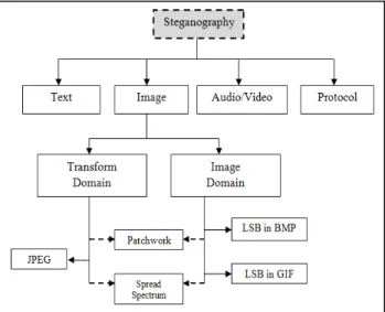 Figure 2: Categories of image Steganography 