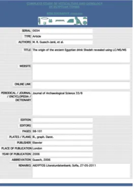 Figure 3. Scenes database 