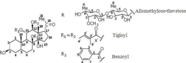 Fig. 5: Chemical structure of the PGG compound 