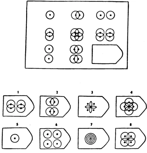 Figura 3.1  -  Exemplo de uma questão da  série  C das Matrizes Progressivas de Raven 