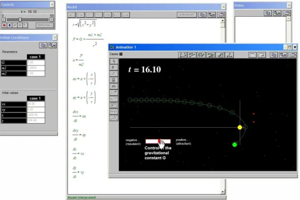 Figure 10. The Animation window can be changed to make the ‘game’ look more realistic