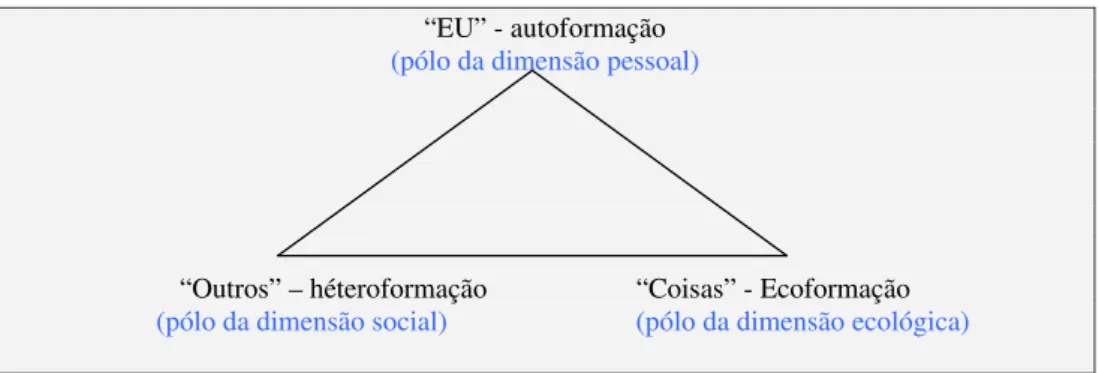 Figura 1: Teoria tripolar da formação  
