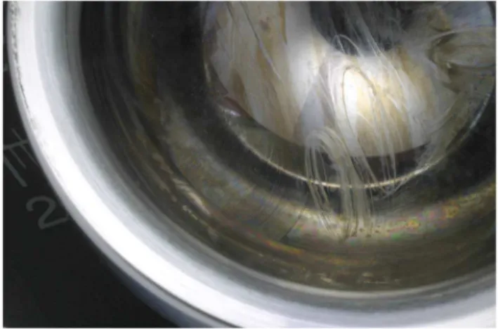 Figure 6. Relative velocities between the main contact point on the head and the insert.