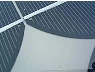 Figura 9 –Célula solar de silício mono-cristalino. 