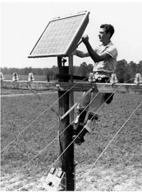 Figura 1 – Bateria solar original (painel fotovoltaico) de Bell. 