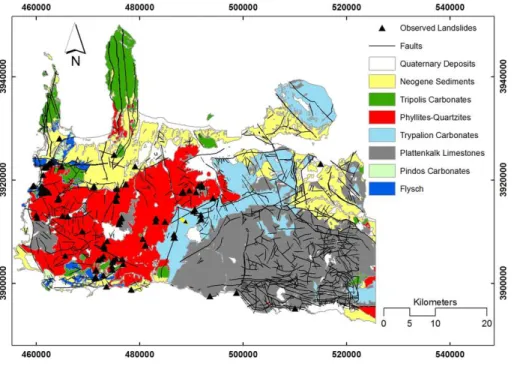 Fig. 2. Geological map of the study area.
