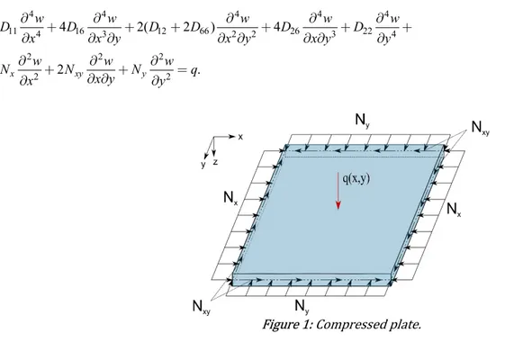 Figure 1: Compressed plate. 