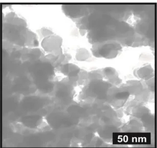 Figure 4. TEM image of NiFe 2 O 4  nanoparticles.