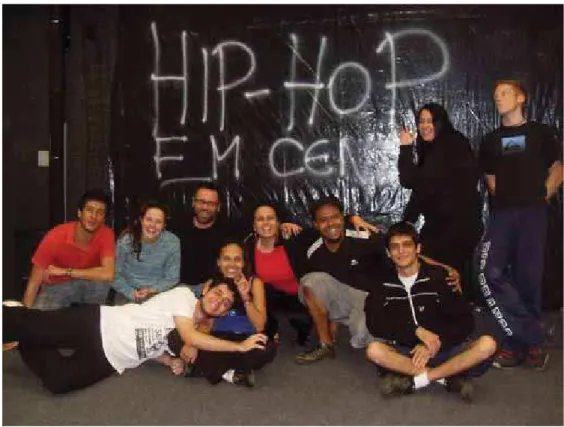 Figura 7: Participantes do Projeto “Hip-Hip em cena” (2009). 