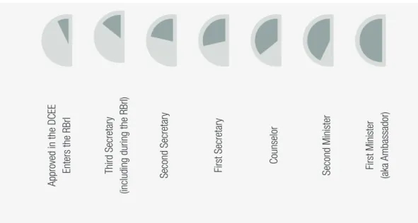 FIGURE 1  HIERARCHICAL STEPS IN CAREER ADVANCEMENT (FROM LEFT TO RIGHT)
