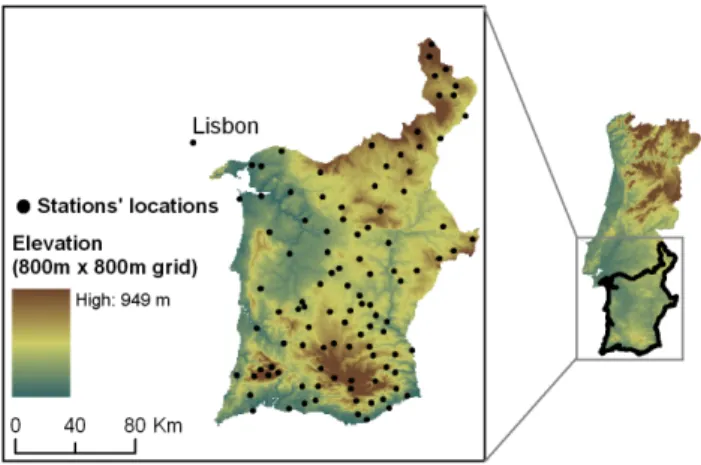 Fig. 2. Distribution of the number of available stations by year.