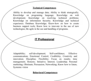 Figure 1.  Competences Profile of IT Professionals. Source: 