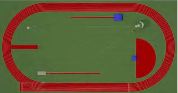 Figura 1: Tabuleiro do jogo “Atletismo em Ação”. 