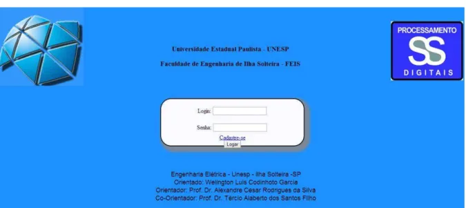 Figura 9 – Interface inicial 