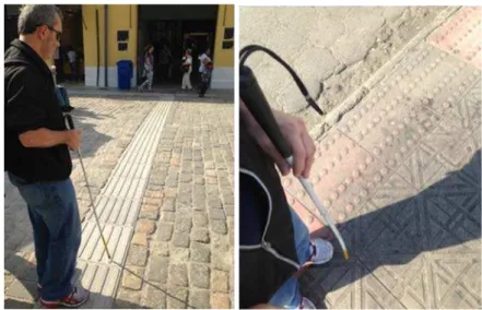 Figure 11 – Roughness of the adj acent floor causes confusion 