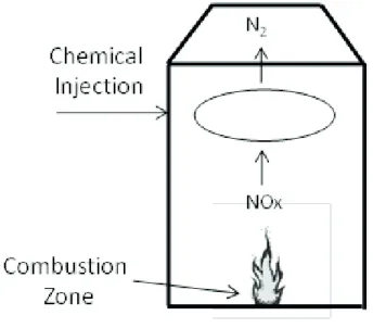 Figure 2. Schematic of representation of the  SNCR.