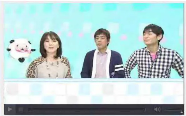 Figura 5: Programa OneSeg Lunch Box – imagem do vídeo disponível no site da NHK 