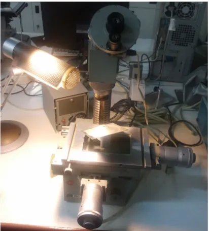 Figure 11: Callipered microscope used in experiments 
