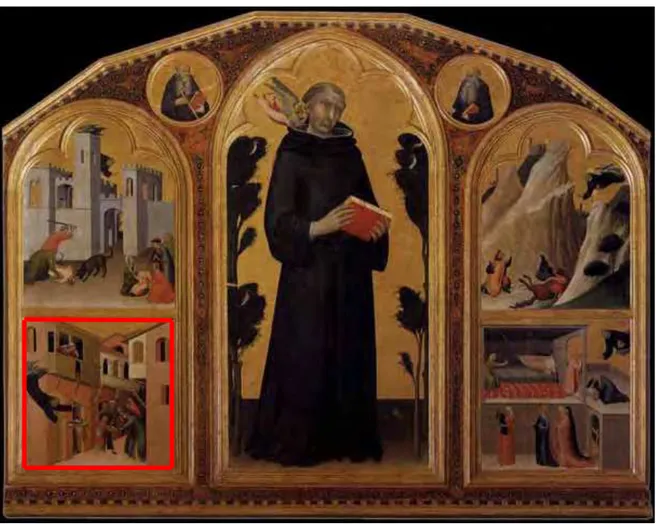 Figura 5 - Simone Martini - Blessed Agostino Novello Altarpiece – 1324 - Pinacoteca Nazionale, Siena