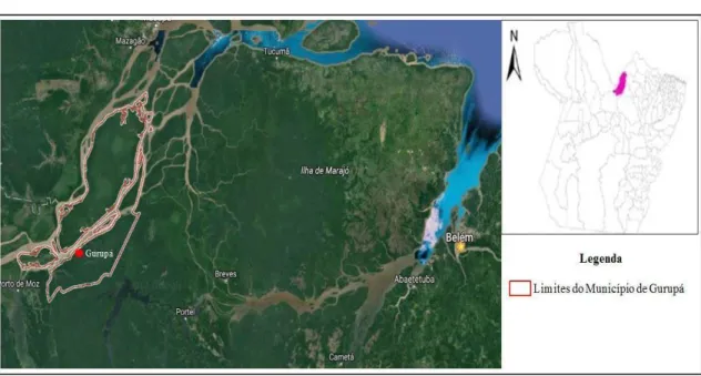 Figura 01: Localização do município de Gurupá 