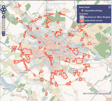 figure 2 Land-Use Layer: Industrial Areas