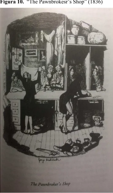 Figura 10.  “The Pawnbrokesr’s Shop” (1836) 