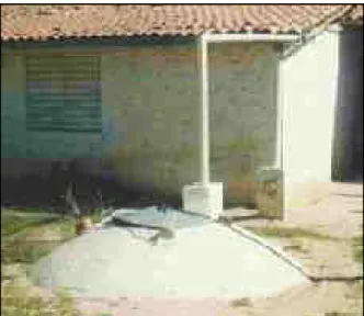 Foto 2 – Cisterna de Tijolos, Cimento e Cal