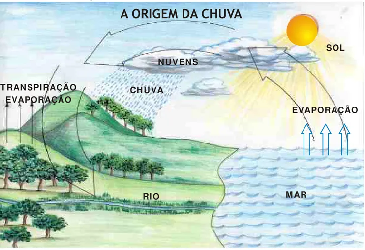 Figura 08: O ciclo da água