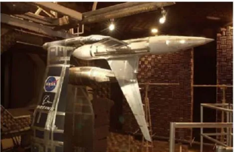 Figure 3.9  –  View of the installed nozzle set-up at LSAF (Mengle et al, 2006). 